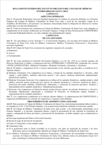 Picture of Reglamento interno del estatuto orgánico